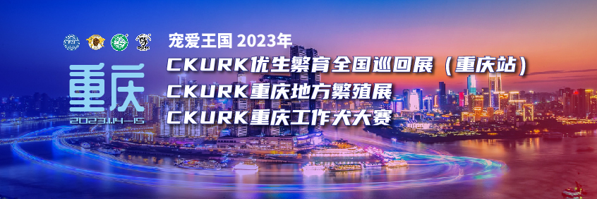 宠爱王國(guó)2023年CKURK优生繁育全國(guó)巡回展（重庆站）、重庆地方繁殖展、重庆工作大赛