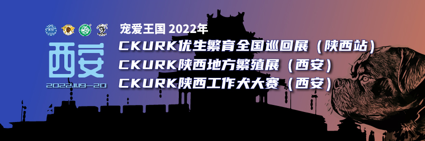 宠爱王國(guó)2022年CKURK全國(guó)巡回展（陕西站）、陕西地方繁殖展（西安）、陕西工作犬大赛（西安）